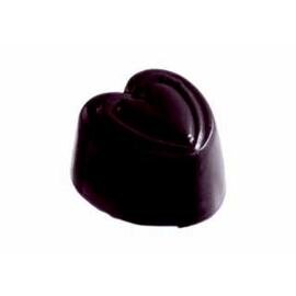 Schokoladenform  • Herz | 24 Mulden | Muldenmaß 31 x 29 x H 19 mm  L 275 mm  B 135 mm Produktbild
