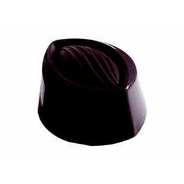 Schokoladenform  • oval | 24 Mulden | Muldenmaß 37 x 31 x H 20 mm  L 275 mm  B 135 mm Produktbild