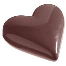 Schokoladenform  • Herz | 8 Mulden | Muldenmaß 65 x 57 x H 14 mm  L 275 mm  B 135 mm Produktbild