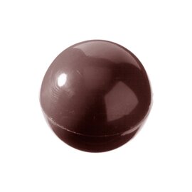 Schokoladenform  • Halbkugel | 32 Mulden | Muldenmaß Ø 25 mm  L 275 mm  B 135 mm Produktbild