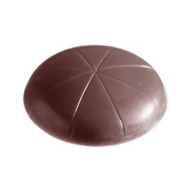 Schokoladenform  • rund | 24 Mulden | Muldenmaß Ø 27 x 6 mm  L 275 mm  B 135 mm Produktbild
