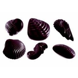 Schokoladenform  • Meerestiere | 22 Mulden  L 275 mm  B 135 mm Produktbild