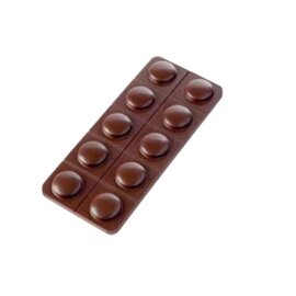 Schokoladenform  • Rechteck | 5 Mulden | Muldenmaß 105 x 45 x 7,5 mm  L 275 mm  B 135 mm Produktbild