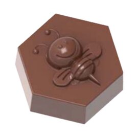 Schokoladenform  • Wabe|Biene | 21 Mulden  L 275 mm  B 135 mm Produktbild