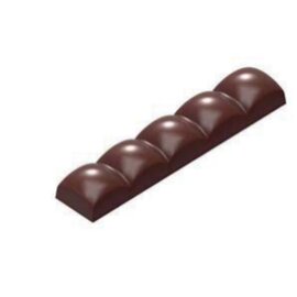 Schokoladenform  • Rechteck | 8 Mulden | Muldenmaß 117,5 x 23,5 x 14 mm  L 275 mm  B 135 mm Produktbild