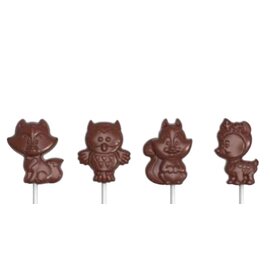 Schokoladenform  • Tiere | 4 Mulden  L 275 mm  B 135 mm Produktbild