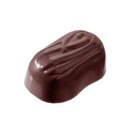 Schokoladenform  • oval | 30 Mulden | Muldenmaß 36 x 21 x H 14 mm  L 275 mm  B 135 mm Produktbild