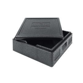 Top-Box PIZZA EPP schwarz 21 ltr | 480 mm x 480 mm H 165 mm Produktbild 0 L