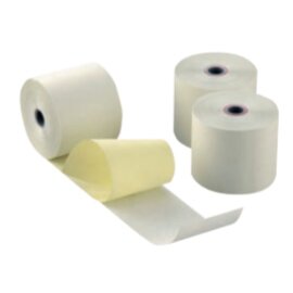 SD-Papier Rollen weiß Ø 65 mm  L 25 m  B 57 mm Produktbild