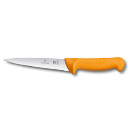 Ausbeinmesser | Stechmesser SWIBO gelb | Klingenlänge 15 cm | gerade | glatter Schliff Produktbild