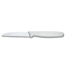 Gemüsemesser Wellenschliff | weiß | Klingenlänge 8 cm Produktbild