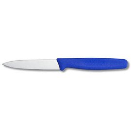 Gemüsemesser mittelspitz glatter Schliff | blau | Klingenlänge 8 cm Produktbild