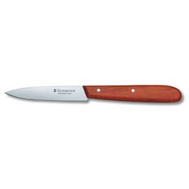 Gemüsemesser mittelspitz glatter Schliff  | genietet | braun | Klingenlänge 8 cm Produktbild