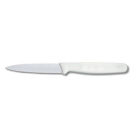 Gemüsemesser mittelspitz Wellenschliff | weiß | Klingenlänge 8 cm Produktbild