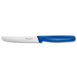 Tomatenmesser|Wurstmesser STANDARD gebogene Klinge Wellenschliff | blau | Klingenlänge 11 cm Produktbild