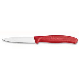 Gemüsemesser SWISS CLASSIC mittelspitz glatter Schliff | rot | Klingenlänge 8 cm Produktbild