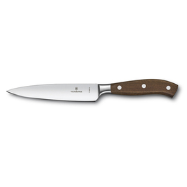 Kochmesser GRAND MAÎTRE WOOD gerade glatter Schliff | Klingenlänge 15 cm L 29,5 cm Produktbild