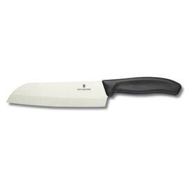 Santoku CERAMICLINE gerade Klinge glatter Schliff | schwarz | Klingenlänge 17 cm Produktbild