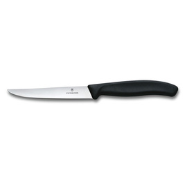 Steakmesser SWISS CLASSIC | Klingenlänge 11 cm | Grifffarbe schwarz L 22 cm Produktbild