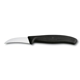 Tourniermesser SWISS CLASSIC | Klingenlänge 6 cm | Grifffarbe schwarz L 16,2 cm Produktbild
