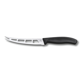 Buttermesser | Weichkäsemesser SWISS CLASSIC | Klingenlänge 13 cm | Grifffarbe schwarz Produktbild