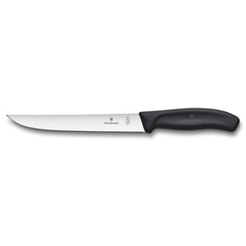 Tranchiermesser SWISS CLASSIC | Klingenlänge 18 cm | Grifffarbe schwarz L 30,5 cm Produktbild