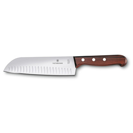 Santokumesser WOOD | Klingenlänge 17 cm | Kullenschliff L 29,2 cm Produktbild