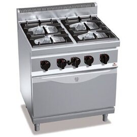 Gasherd G7F4P+FG Gastronorm 35,8 kW | Backofen Produktbild