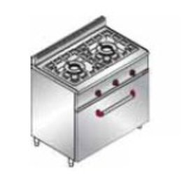 Gasherd G6F2P9+TE 18 kW (Gas) 5,9 kW (Elektrobackofen) | Backofen Produktbild