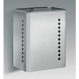 B-WARE | Papierkorb PK-B 40 ltr Edelstahl passend für 40-ltr-Abfallbeutel  L 335 mm  B 255 mm  H 450 mm Produktbild