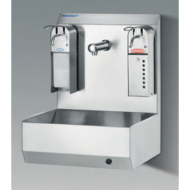 Handwaschbecken WR-ECO-1-M-K • Kniebedienung | 500 mm x 456 mm H 663 mm Produktbild