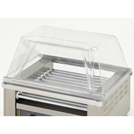 H01077SE Haube für Elektro-Rollgrill, RG 5, RG 7, RG 9 und RG 11, Maße: 580 x 450 x 250 mm, mit Fronttür, Material: Plexiglas Produktbild