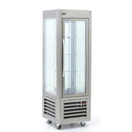Panorama-Tiefkühlvitrine RDN 60 T silberfarben 230 Volt | 4 Borde Produktbild