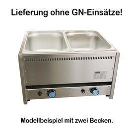 Bain Marie Gas 2 x GN 1/1 Produktbild