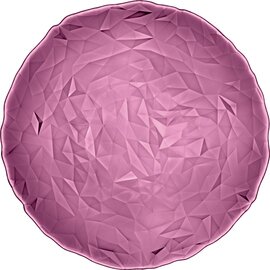 Platzteller Rock DIAMOND | Hartglas lila  Ø 330 mm Produktbild