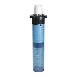 Becherspender Einbaumodell Sentry® Einheitsgröße transparent blau  Ø 134 mm  L 597 mm Produktbild