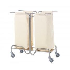 Wäschewagen mit 2 Wäschesäcke | 1000 mm x 500 mm H 1260 mm Produktbild