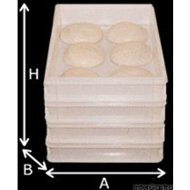 Pizzaballenbox 26 ltr  | 600 mm  x 400 mm  H 130 mm Produktbild