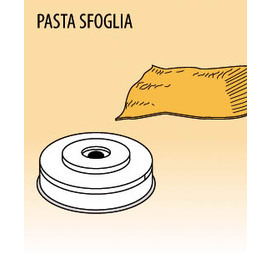 MPF 1,5-Sfoglia Matritze Pasta Sfoglia, 135 mm, aus Messing für Nudelmaschine MPF 1,5 Produktbild