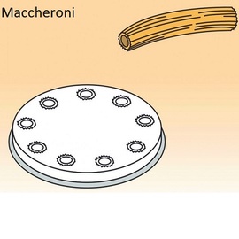 MPF 1,5-Maccheroni 4,8 Matritze für Nudelform MACCHERNI Ø 4,8 mm - Einsatz für Nudelmaschine MPF aus Messing-Kupferlegierung Produktbild