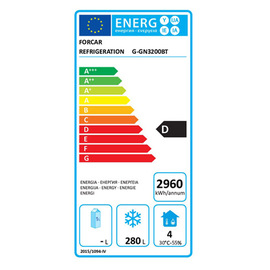 Tiefkühltisch GN3200BT | 417 ltr | 3 Volltüren | 1 Schublade | Aufkantung Produktbild 1 L