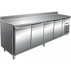 Tiefkühltisch GN 1/1 GN4200BT 750 Watt 553 ltr | Aufkantung | 4 Volltüren | 1 Schublade Produktbild