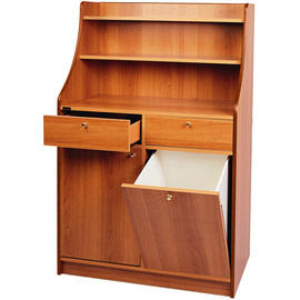 Serviceschrank 950 mm  x 490 mm  H 1440 mm mit 2 Schubladen mit 1 Flügeltür | 1 Kipptür Produktbild