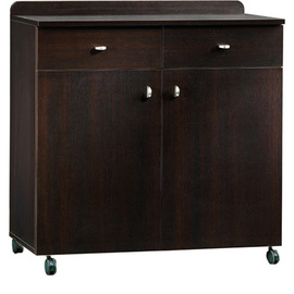 Serviceschrank fahrbar schwarz | 900 mm x 480 mm H 950 mm Produktbild
