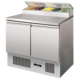 Kühl-Saladette PS 200 mit Aufsatz | 254 ltr | Statische Kühlung | Gastronorm Produktbild