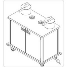 Kombistation EXPRESS CONDIMENT CART TOP-3 2 x 6 ltr Produktbild