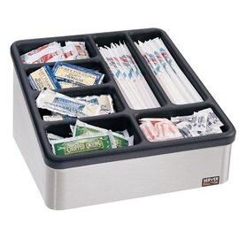 Organizer Edelstahl Kunststoff | 7 Ablageflächen | 276 mm  x 360 mm  H 170 mm Produktbild