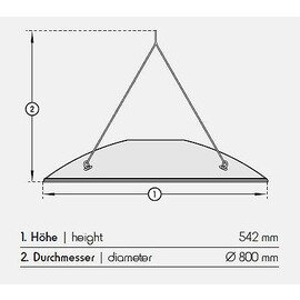 Terrassenheizer Sundowner anthrazit zur Deckenmontage 5,6 kW ohne Schalter Produktbild 1 S