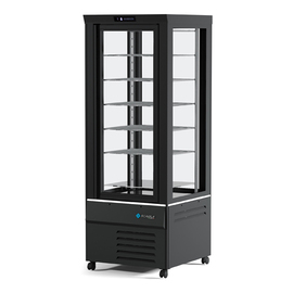 Panorama-Tiefkühlvitrine MITHRA M-BT schwarz | 420 ltr Produktbild