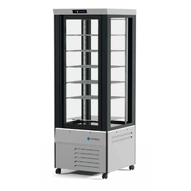 Panorama-Tiefkühlvitrine MITHRA M-BT silberfarben | 420 ltr Produktbild